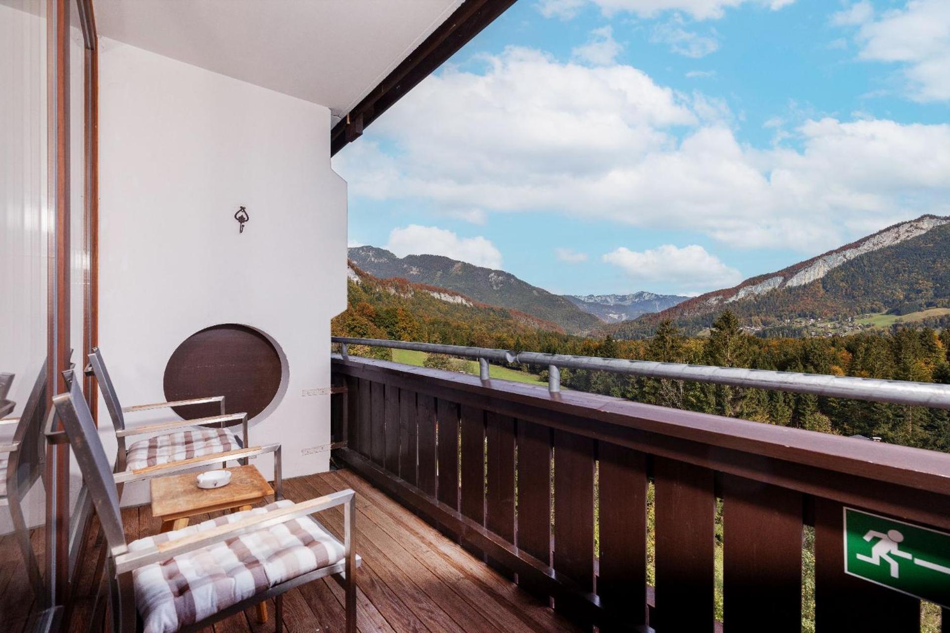 Appartement Predigstuhlblick Mit Indoorpool Und Sauna バート・ゴイーザーン エクステリア 写真